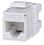 Conectores Jack Cat. 6, T568A/B WIRING, Color Gris