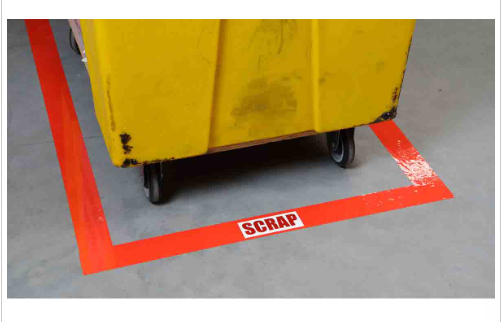 Cinta ToughStripe® para piso, Marca BRADY