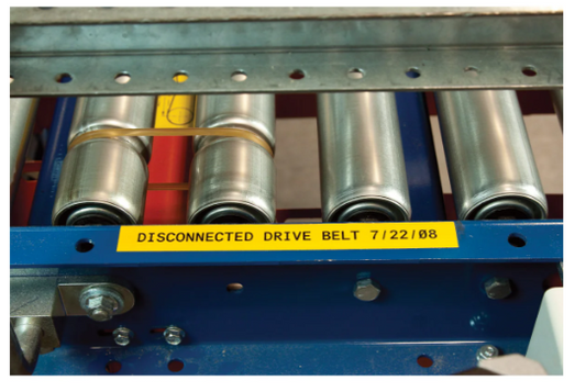 M4C-1000-595-WT-BK | Etiqueta Brady (Negro sobre Blanco)