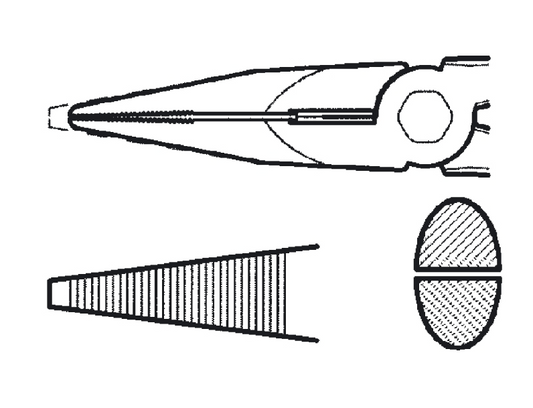 9046380000 - Tenaza de puntas aislada