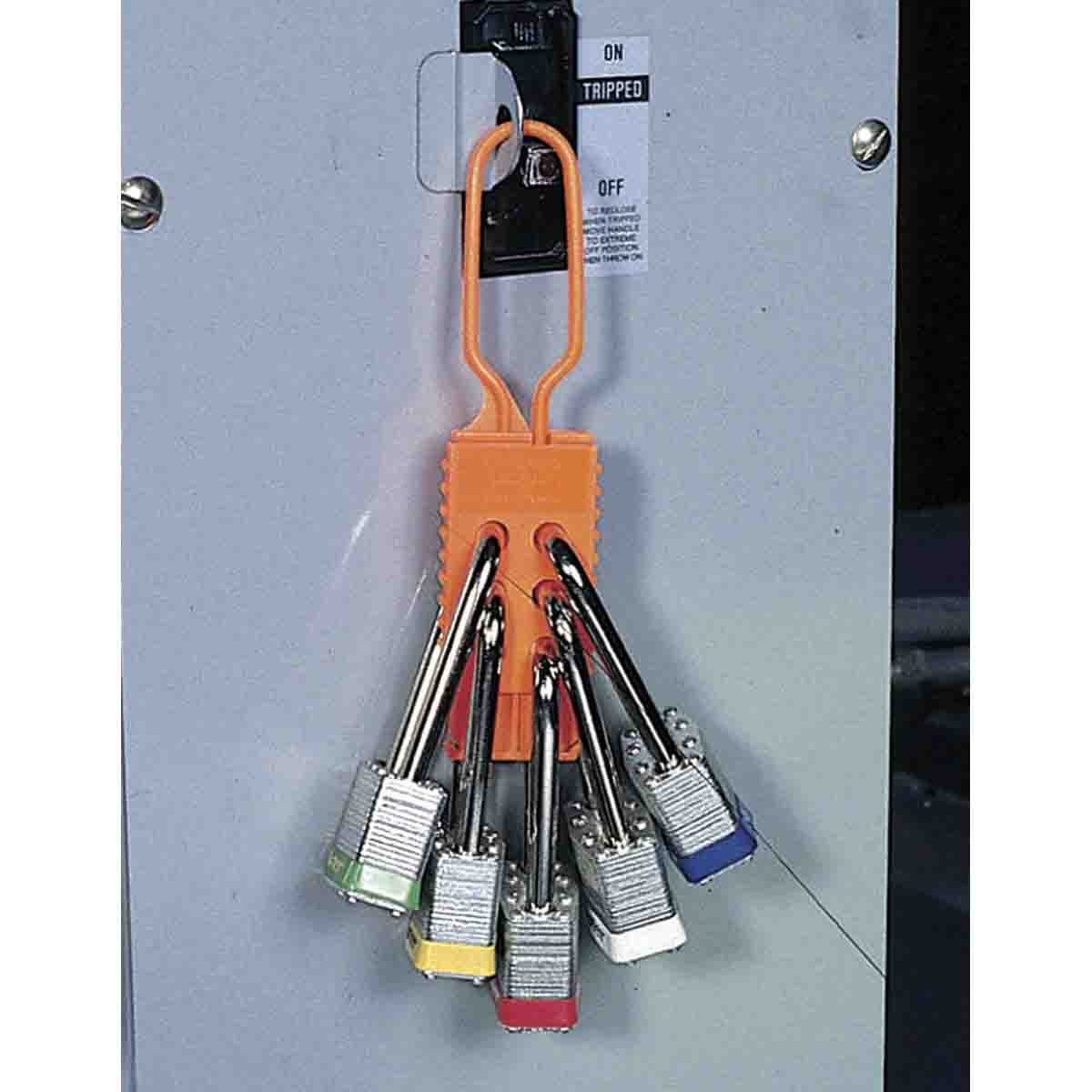 99668 | Dispositivo de bloqueo para multicandados, Material Nylon, Color Anaranjado