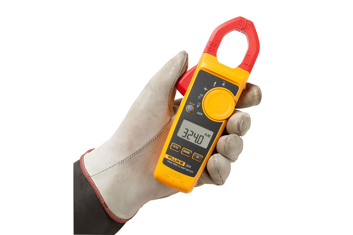 FLUKE-324/ESPR | Pinza amperimétrica de verdadero valor eficaz Fluke 400A CA
