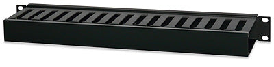 Conducto de gestión de cables horizontal; Alto x ancho x profundidad: 3,5 x 19 pulg. x 3 pulg