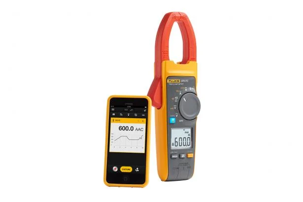 FLUKE-375FC - Pinza amperimétrica de verdadero valor eficaz con FC 600A CA/CC