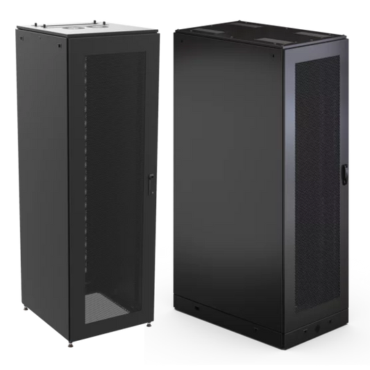 Gabinete Telecom Net series 43U 84X28X38 PUL, Puerta solida