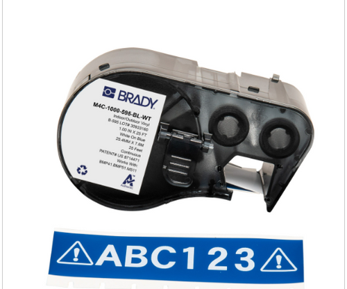 M4C-1000-595-BL-WT  |  Cinta BRADY