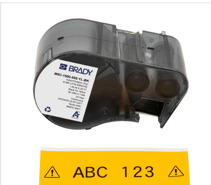 M5C-1500-595-YL-BK  |   Cinta BRADY