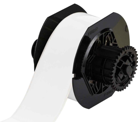 B30C-2250-595-WT  |   Cinta de etiquetas de vinilo con adhesivo permanente Brady