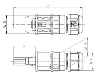 44428236  |  CONECTOR EPIC SOLAR  (HEMBRA) LAPP