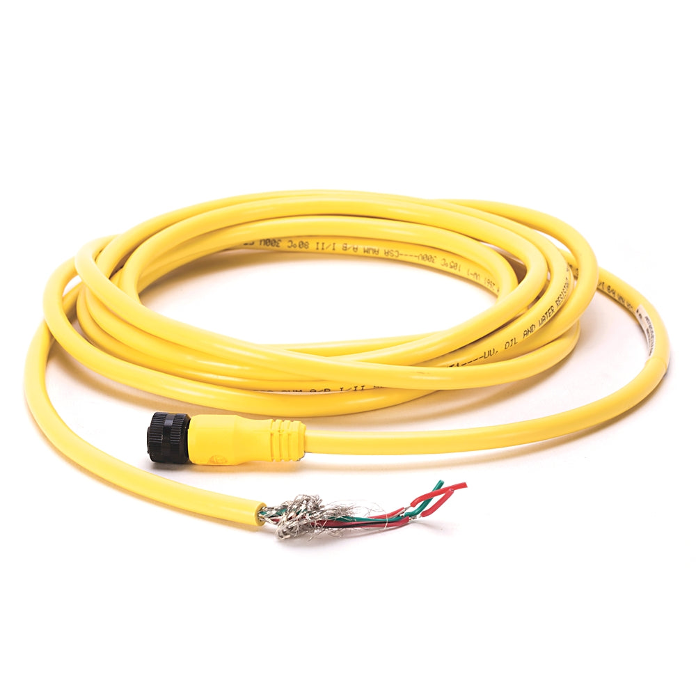 889RF3ECA5 - Cable con conector recto tipo Micro (5 metros) 3 pines, salida 180°