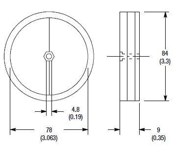 9239 - Reflector de 76MM