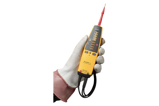 T+PRO | Comprobador Eléctrico básico para electricistas, medición de voltaje y resistencia. FLUKE