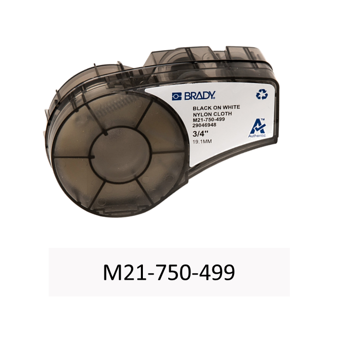 M21-750-499 | Cartucho de cinta continua, Nylon, 3/4 pulg. x 21 pies